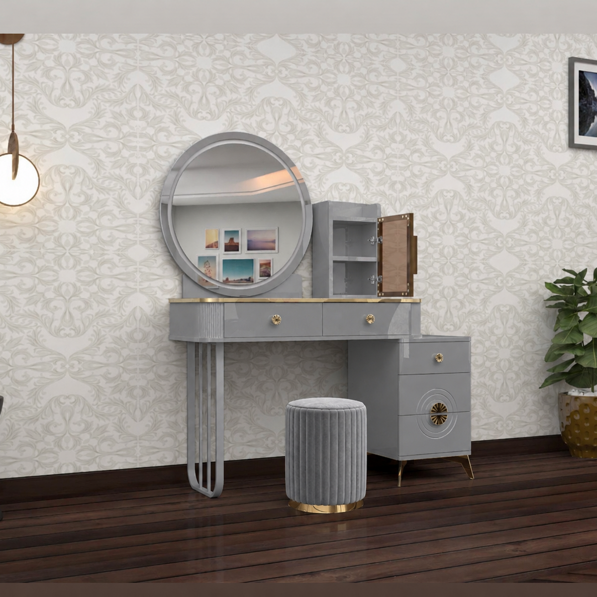 010 - Lavender Luxe Dressing Table