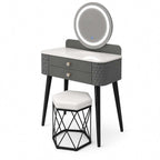 013 - Halo Dressing Table with Touch Screen LED Mirror