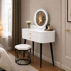 013 - Halo Dressing Table with Touch Screen LED Mirror