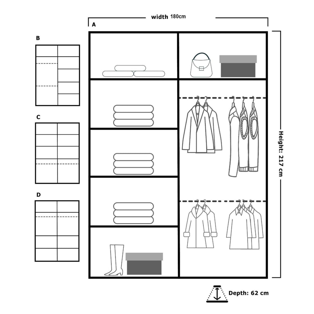 Diamond Prestige Sliding Door Wardrobe