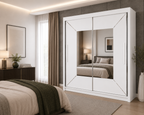 Modern Venice Mirrored Sliding Door Wardrobe – 3 Colours