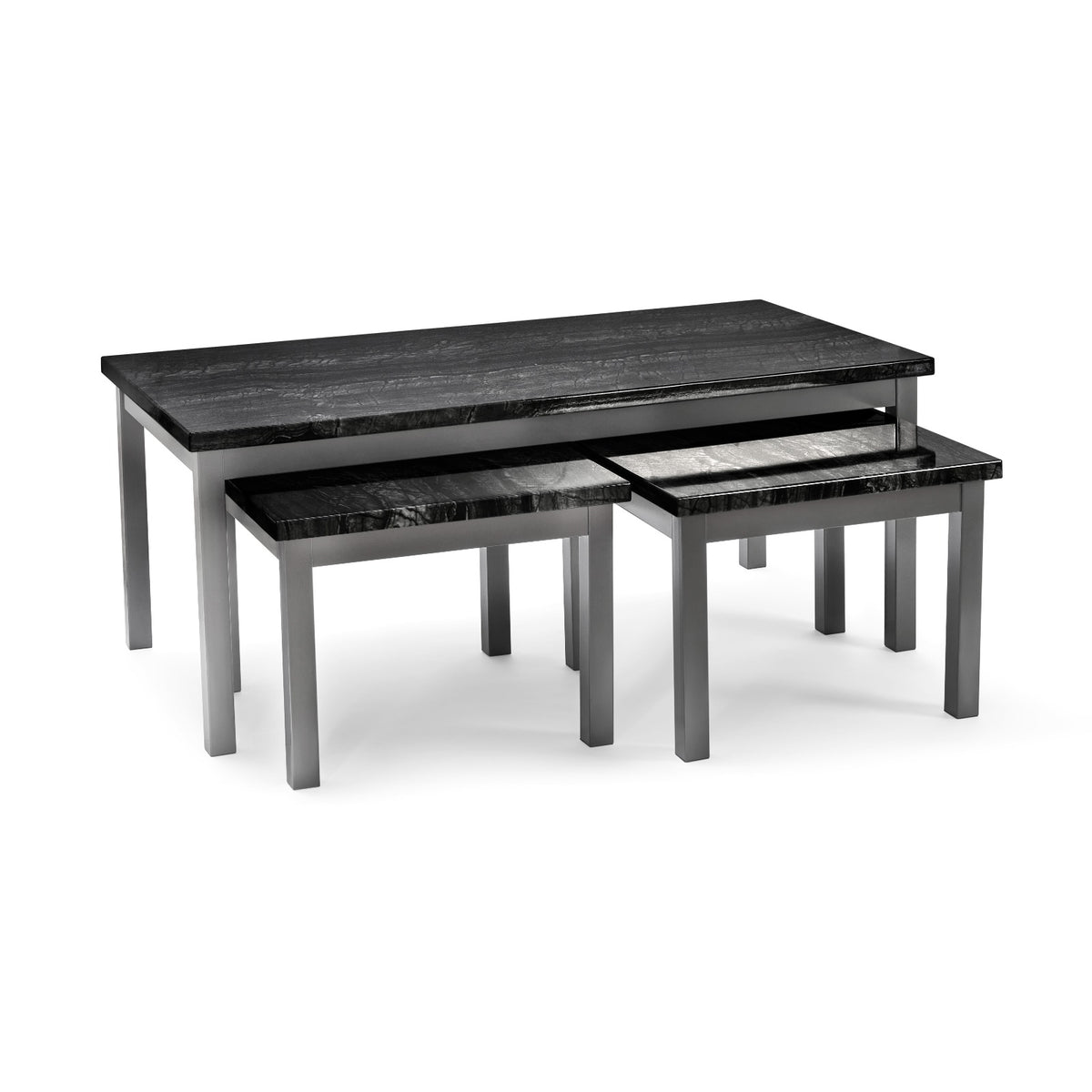 Nira Trio Coffee Table Set of 3 (Top Marble Touch)