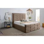Zig Zag Luxe Panel Bed