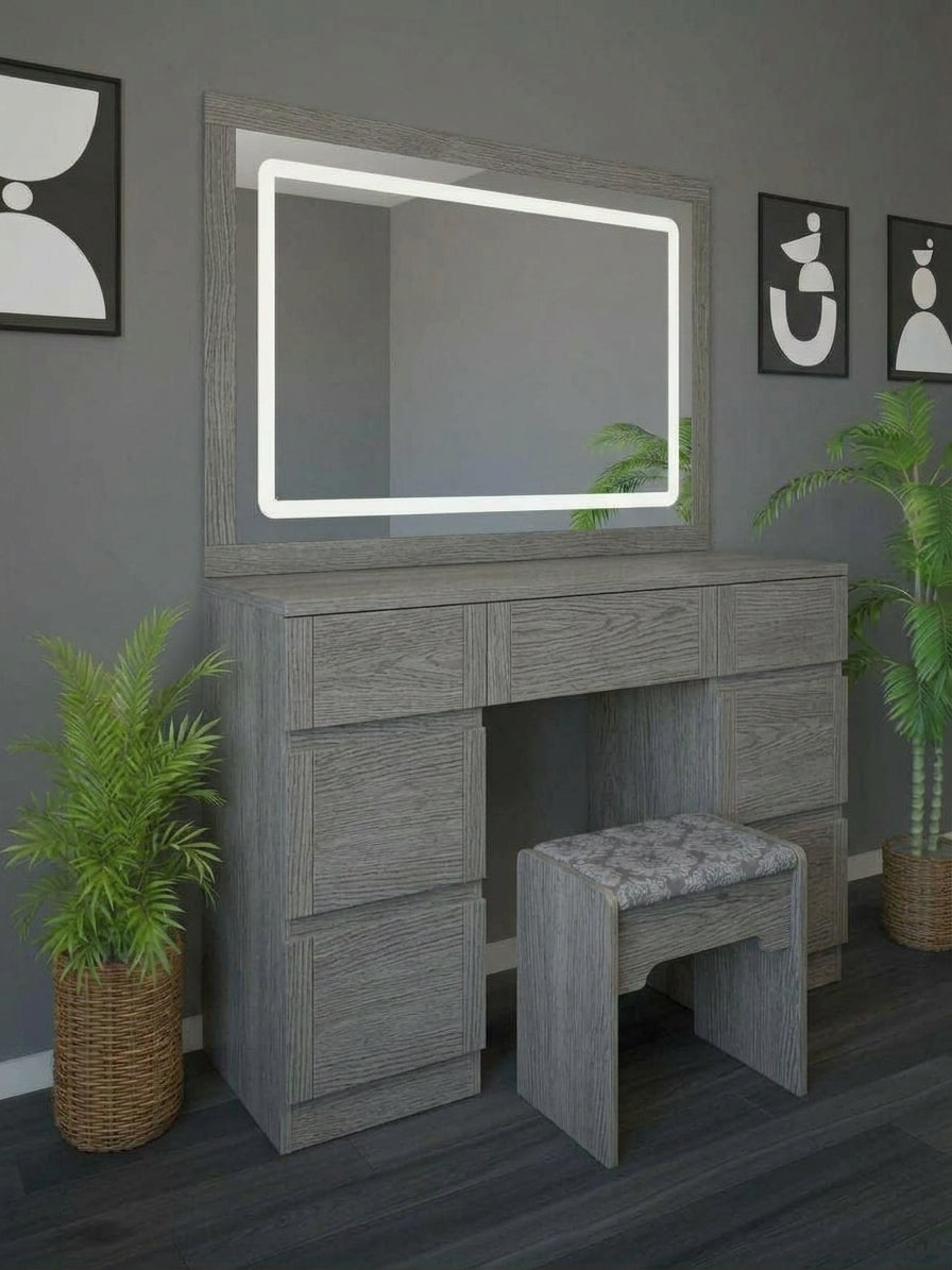 005 - LuxeFrame LED Dressing Table