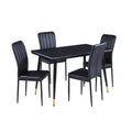 Daisey  Luxury Marble Dinning Table Set with 4 Chairs