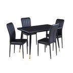 Daisey  Luxury Marble Dinning Table Set with 4 Chairs
