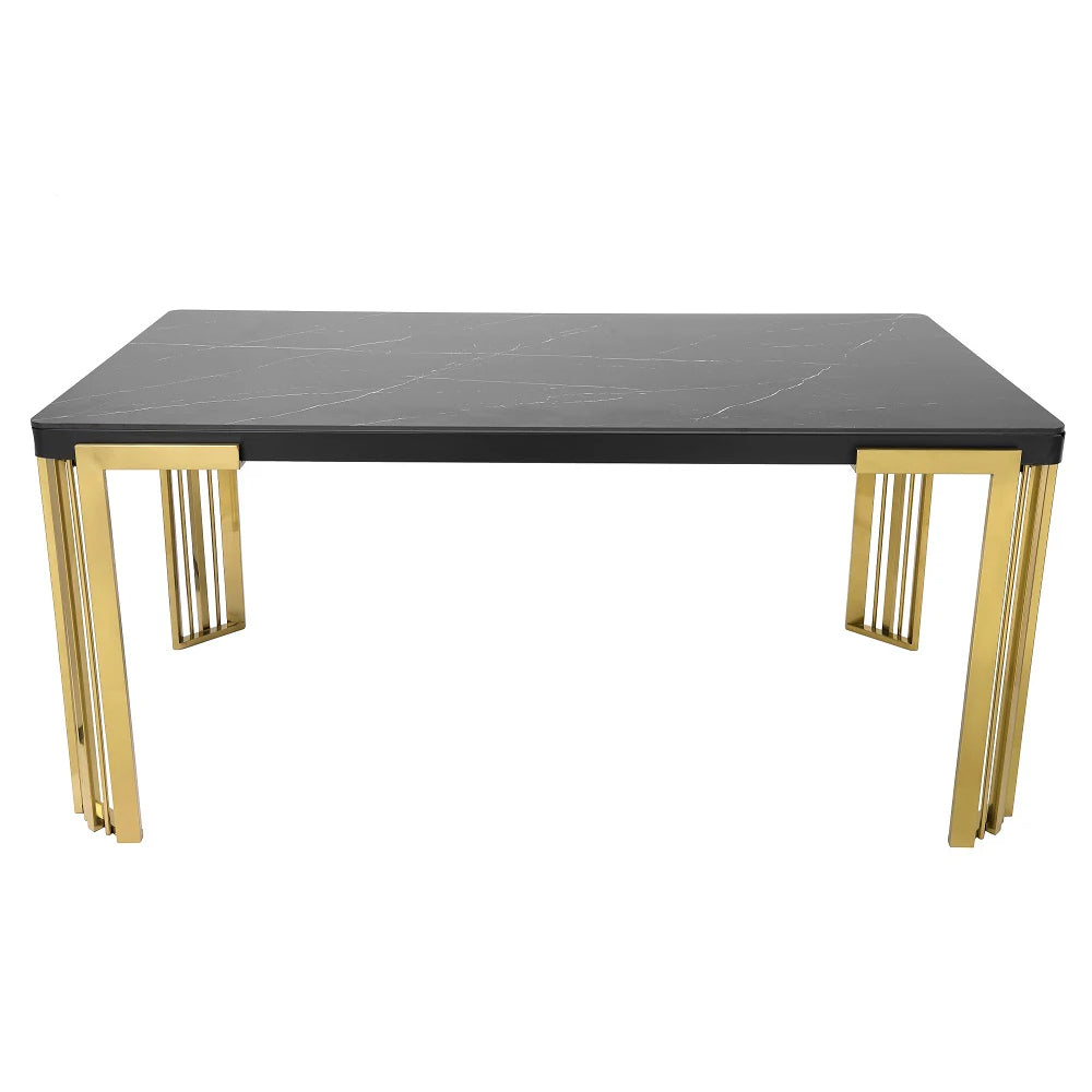 Morocon Marble Dinning Table Set with 4 Chairs