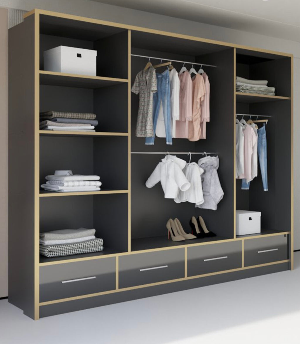 Milan Sliding Door Wardrobe