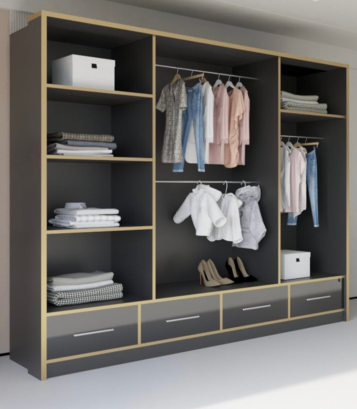 Milan Sliding Door Wardrobe