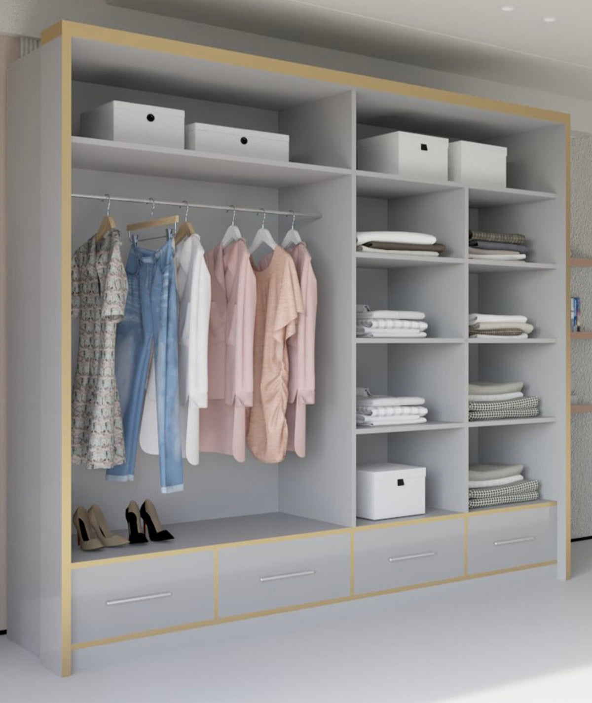 Milan Sliding Door Wardrobe