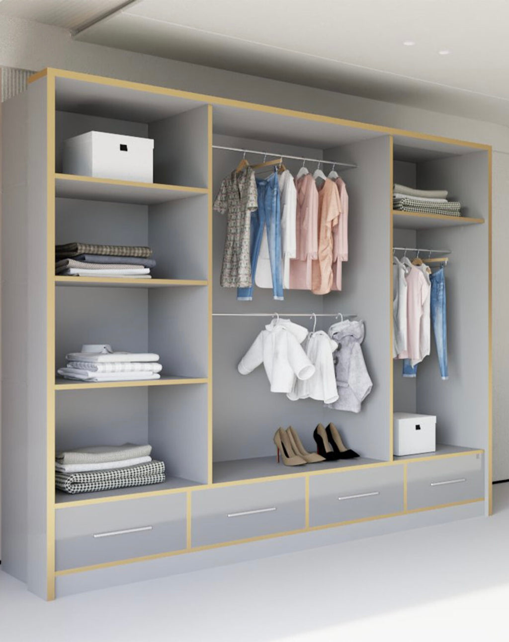 Milan Sliding Door Wardrobe