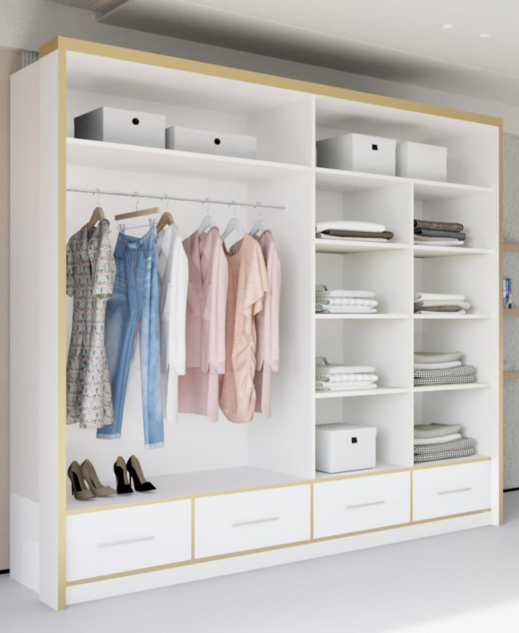 Milan Sliding Door Wardrobe