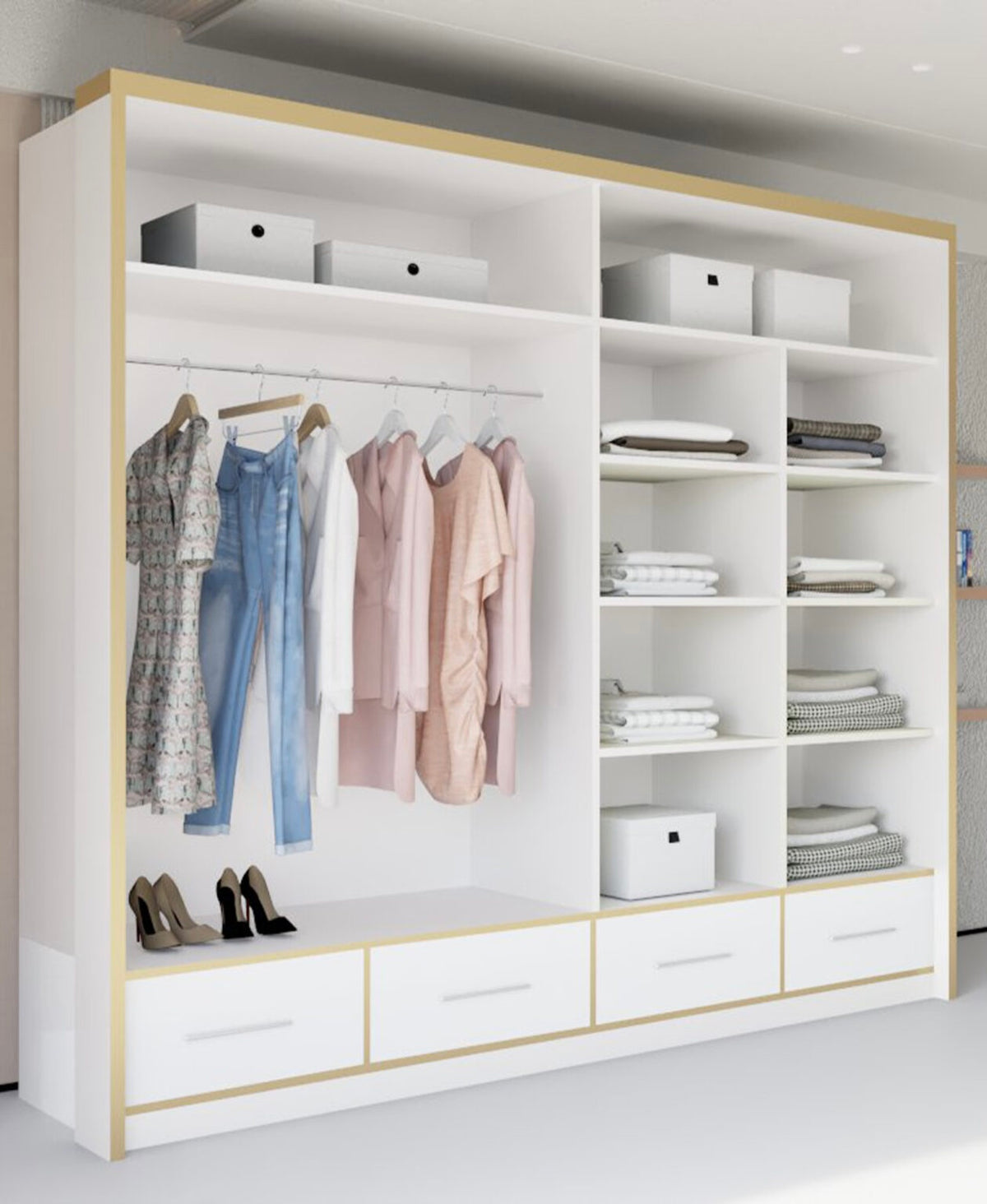 Milan Sliding Door Wardrobe