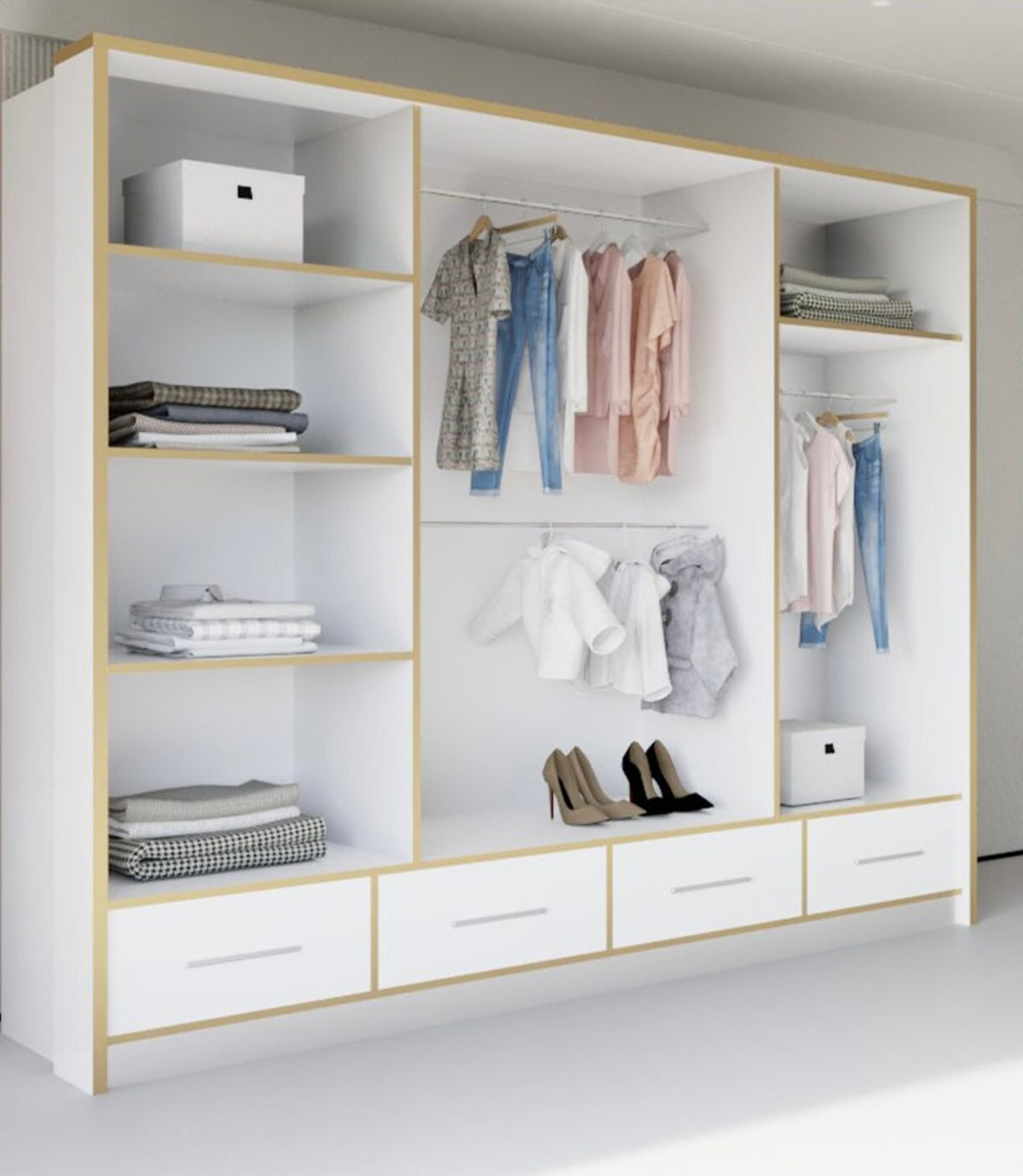 Milan Sliding Door Wardrobe