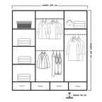 Milan Sliding Door Wardrobe