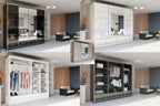 Milan Sliding Door Wardrobe