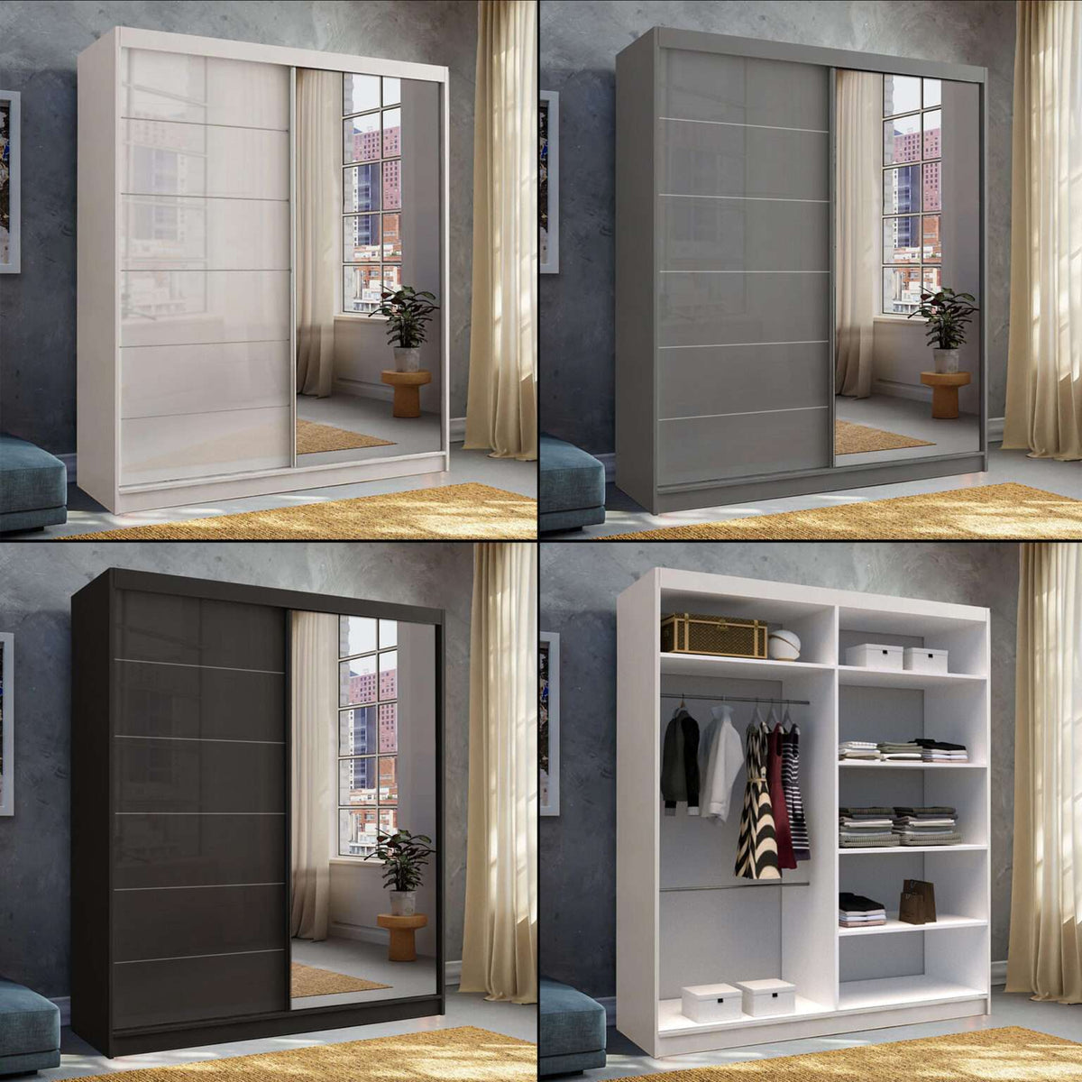 Infinity Classic Sliding Door Wardrobe