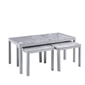 Daisey Luxe Coffee Table Set of 3 (Original Marble TOP)