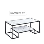 Amber Elite Coffee Table (TOP Marble Effect)