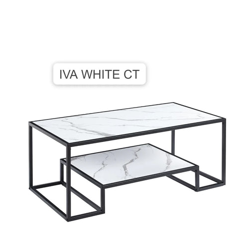 Amber Elite Coffee Table (TOP Marble Effect)