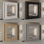 Nicole Luxe Sliding Door Wardrobe