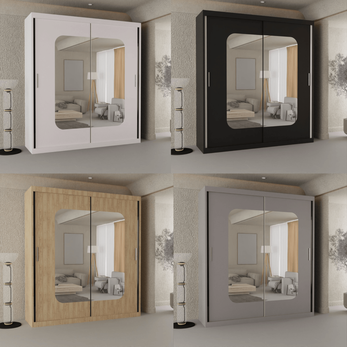 Nicole Luxe Sliding Door Wardrobe