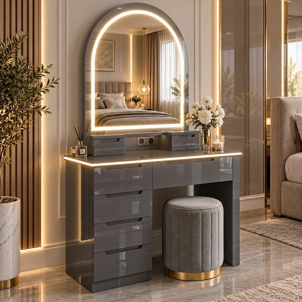 000 - Aurora Luxe Dressing Table