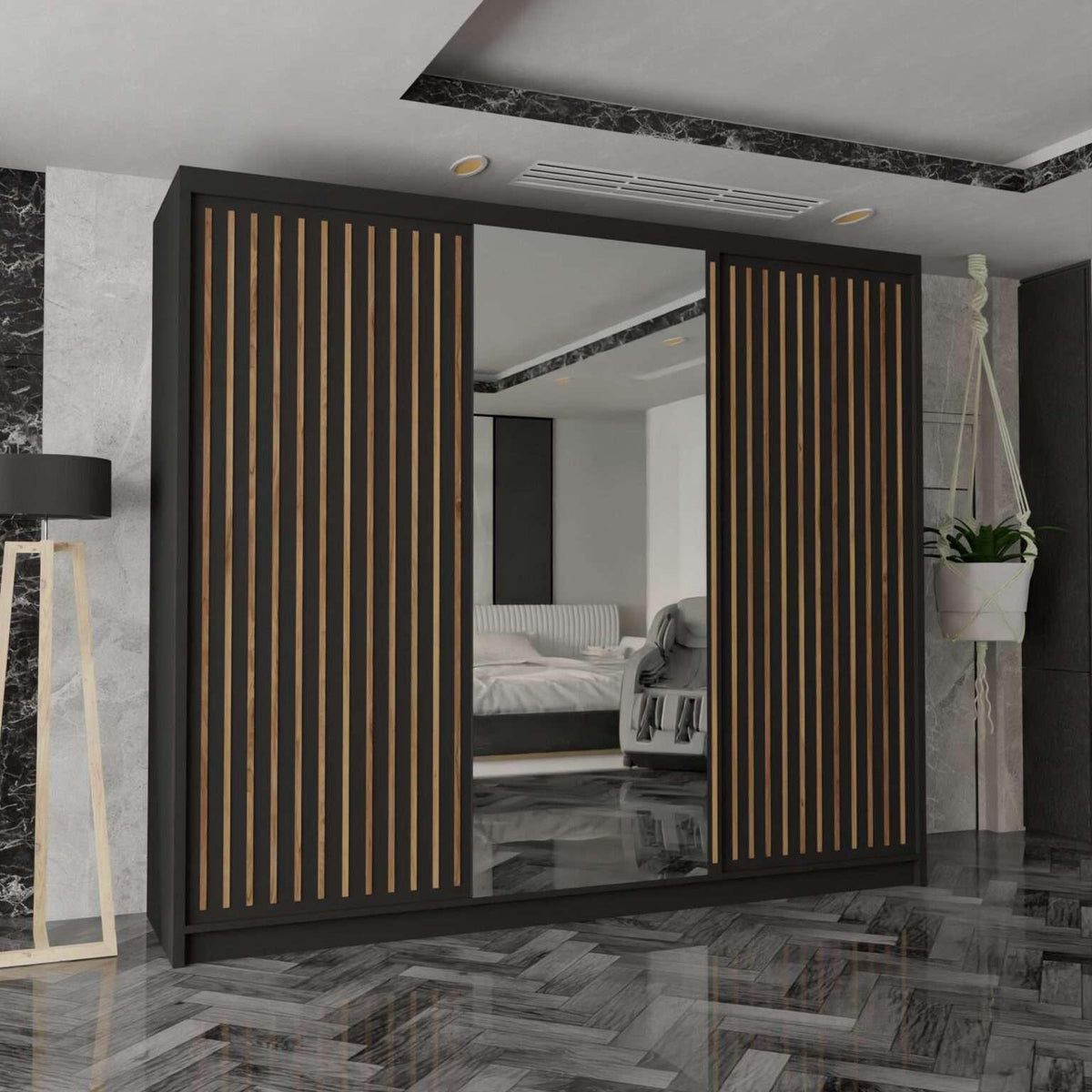 Royal Elegance Sliding Door Wardrobe (0047)