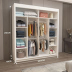 Modern Venice Mirrored Sliding Door Wardrobe – 3 Colours
